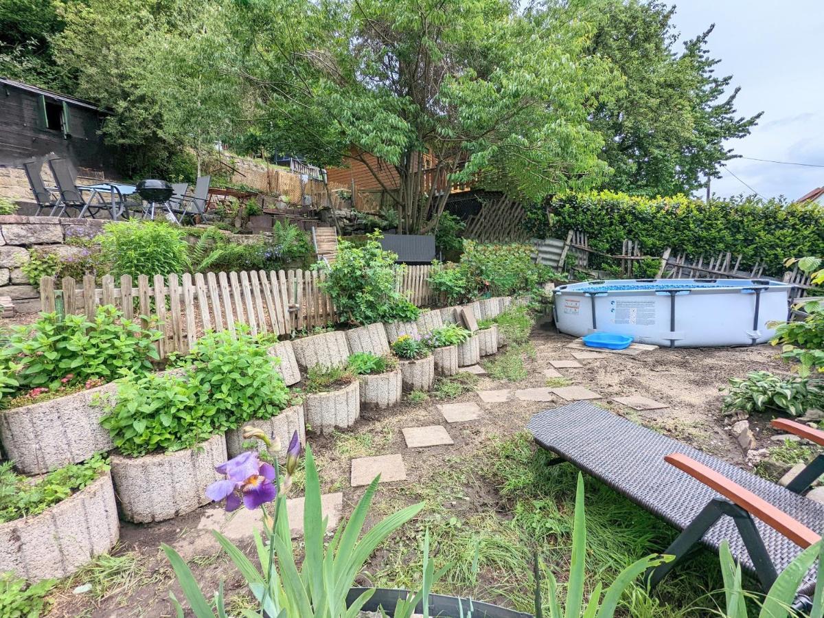 Urlaubsmagie - Bad Schandau Fusslaufig, Garten, Pool - R1 Rathmannsdorf Bagian luar foto