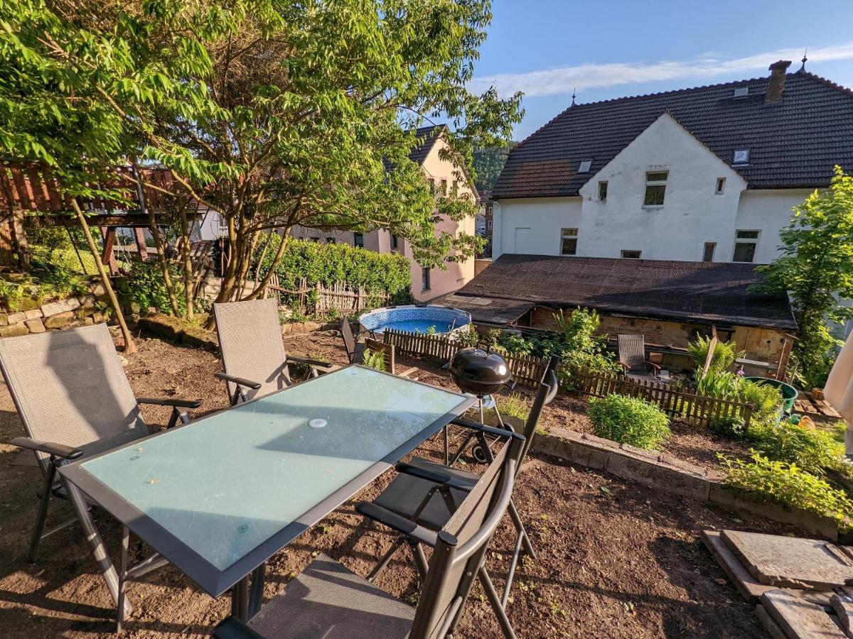 Urlaubsmagie - Bad Schandau Fusslaufig, Garten, Pool - R1 Rathmannsdorf Bagian luar foto