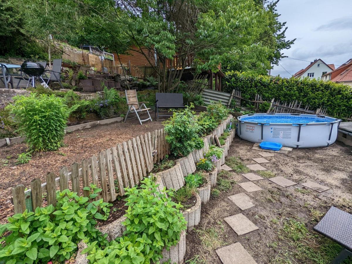 Urlaubsmagie - Bad Schandau Fusslaufig, Garten, Pool - R1 Rathmannsdorf Bagian luar foto