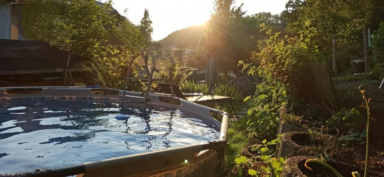 Urlaubsmagie - Bad Schandau Fusslaufig, Garten, Pool - R1 Rathmannsdorf Bagian luar foto